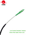 Câble de raccordement fibre optique extérieur à double enveloppe recouvert de 4,6 mm